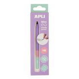 Nekonečná tužka mini Infinite, fialová, HB, šestihranná, APLI 19963