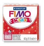 Modelovací hmota Fimo kids 42g červená se třpytkami