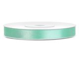 Saténová stuha, mint, 6 mm x 25 m