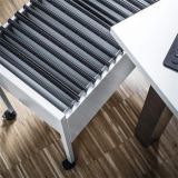 Pojízdná kartotéka Economy 80, šedá, DURABLE