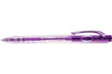 Kuličkové pero Liner 308, fialová, 0,3mm, stiskací mechanismus, STABILO