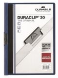 Desky s rychlovazačem DURACLIP® 30, tmavě modrá, s klipem, A4, DURABLE