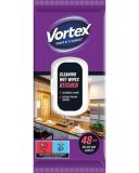 Vlhčené utěrky, kuchyně, s uzávěrem, 48 ks, VORTEX ,balení 48 ks