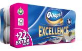 Toaletní papír Ooops! Excellence , 3vrstvý, 16 rolí ,balení 16 ks