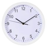 Nástěnné hodiny Hama Elba bílé / tichý chod / průměr 25 cm
