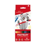 Pastelky CONCORDE Volfík / 12 barev