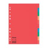 Rozdružovač A4 kartonový Esselte - barevný / 10 listů