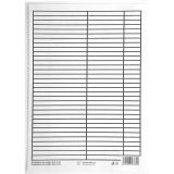 Podložka do sešitů A4 PVC - linka / linka