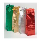 Dárková taška na lahev - Exclusiv mix / 12,3 cm x 36 cm