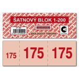 Šatnové bloky Baloušek 135 x 47 mm / 1-200 / 8 odstínů barev / ET295
