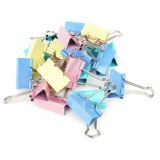 Klipy kovové barevné Fandy - 32 mm / barevný mix