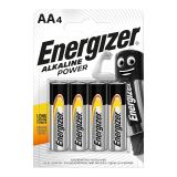 Baterie Energizer alkalické - baterie tužková AA / 4 ks