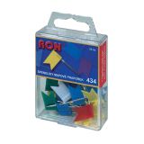 Špendlíky mapové RON - vlaječky / 25 ks / barevný mix