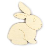 Velikonoční dřevěný výřez - zajíc 5,5 cm