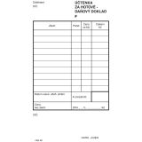 MSK 62 účtenka za hotové číslovaná 2 x 50 listů NCR