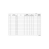 MSK 7400311 kniha jízd firemní vozidlo 20 listů A5