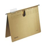 Závěsné desky Leitz Alpha s rychlovazačem - hnědá