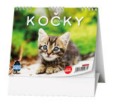 Kalendář stolní MINI Kočky / BSL9