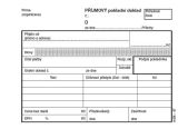 MSK 47 příjmový pokladní doklad číslovaný + stvrzenka 2 x 50 listů NCR A6