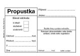 Propustka Baloušek A7 / 50 listů / ET077