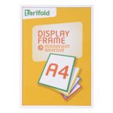 Kapsy samolepicí Display Frame - A4 / bílá