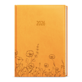 Diář VIVELLA s ražbou A5 - týdenní / okrová Louka