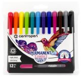 Popisovače Centropen Permanent Creative 2896/12 - sada 12 ks
