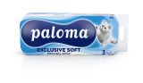 Papír toaletní Paloma Exclusive 3-vrstvý / 10 ks