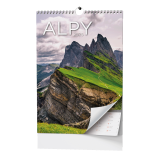 Kalendář nástěnný - Alpy / BNF8
