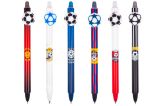 Roller Colorino mazací - Fotbal mix / modrá náplň
