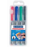 Popisovač Centropen Permanent 2836 B / sada 4 ks