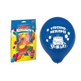 Balónek nafukovací - vel. M / 100 ks Všechno nejlepší