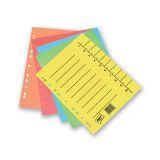 Rozdružovač A4 odstřihávací - barevný mix / 10 ks