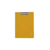 Dvojdeska A4 VERDE s klipem - hořčicová