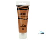 Akrylová barva LUMA - METAL / 75 ml / měděná
