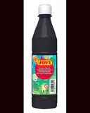 Tekuté temperové barvy JOVI PREMIUM v lahvi - 500 ml / černá