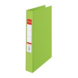 Pořadač Esselte A4 kroužkový celoplastový 2 - kroužek 4,2 cm / zelená