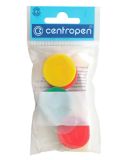 Magnety Centropen - průměr 30 mm / barevný mix / 6 ks