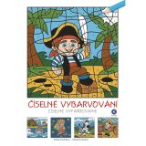 Omalovánky A4 - Číslené vybarvování