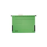 Závěsné desky Leitz Alpha s bočnicemi - zelená
