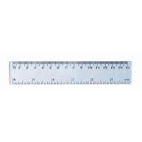 Pravítko 15 cm - transparentní