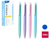 Kuličkové pero DELI Every - pastelový mix