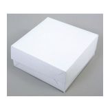 Dortová krabice bílá - 28 x 28 cm / velká
