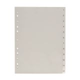 Rozdružovač A4 plastový šedý - 1 - 12