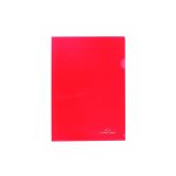 Zakládací obal A4 barevný - tvar L / červená / 10 ks