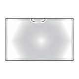 Samolepicí kapsy na vizitky - horní vkládání / 6 ks