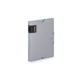 Box na spisy A4 s gumou PASTELINi - šedá