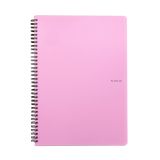 Blok kroužkový PASTELINi - A4 / linka / růžová