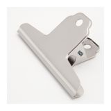 Klipy kovové stříbrné - 145 mm