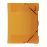 Spisové desky A4 s gumou Opaline - oranžová